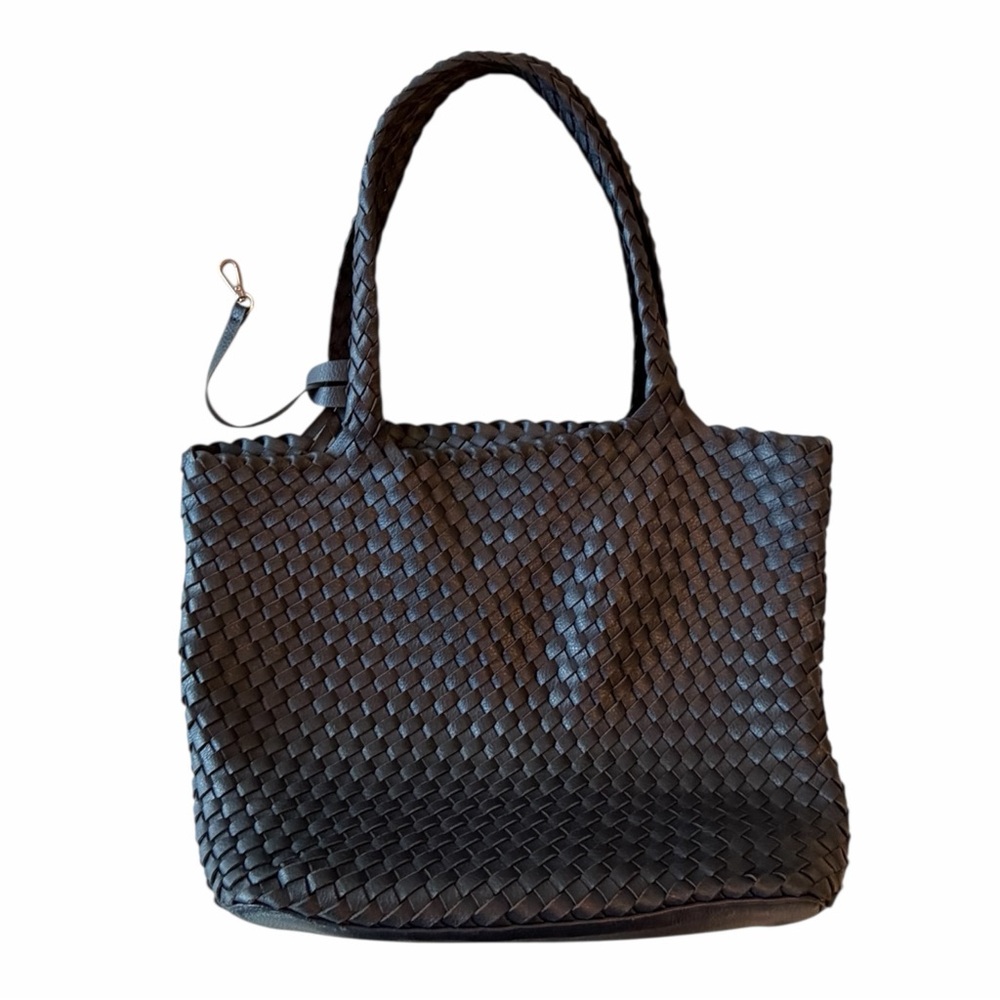 Isle Jacobsen Woven Handbag Navy